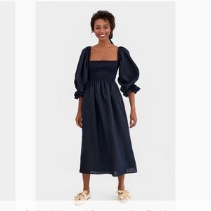 Daily sleeper off shoulder black dress size S